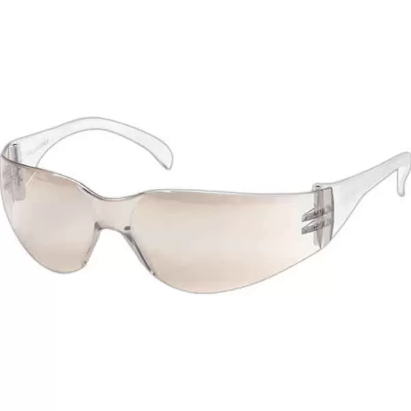 Safety glasses with polycarbonate