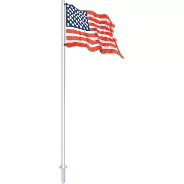 10' PVC flag pole