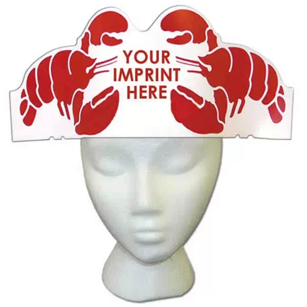 Lobster hat made from