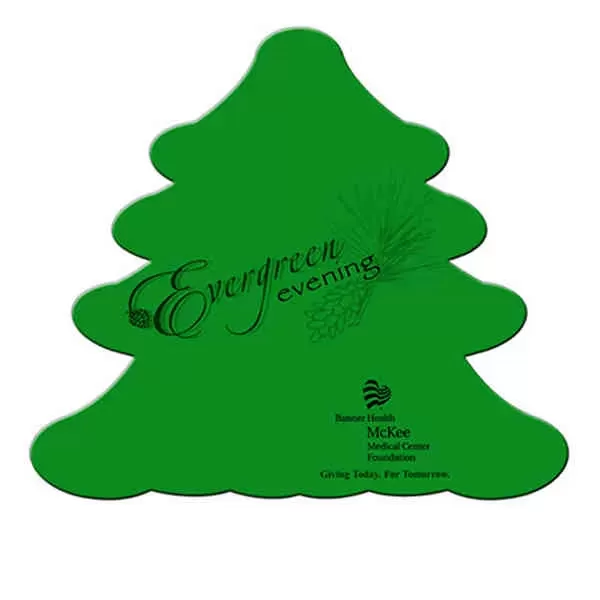 Evergreen tree shape paper