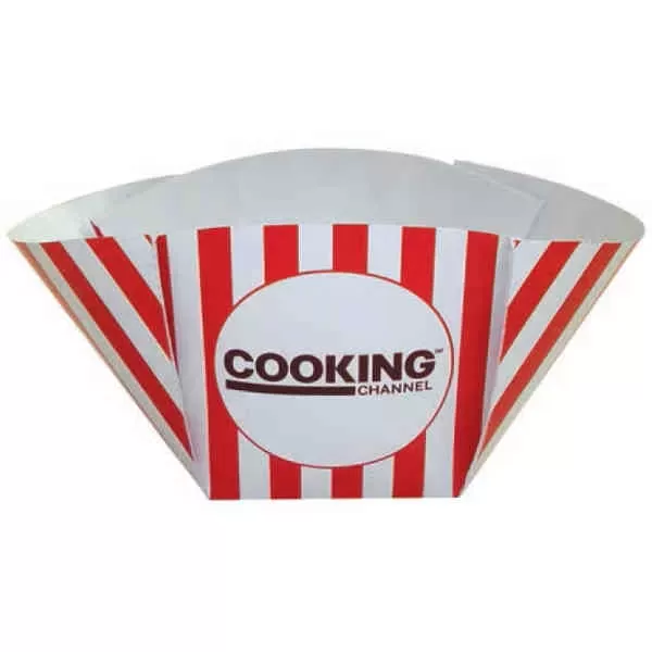 Bowl style popcorn box