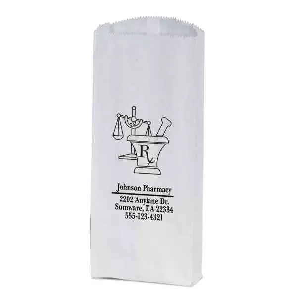 Paper Pharmacy Bag with