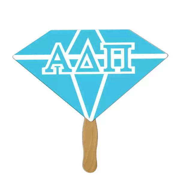 Diamond shaped fan made