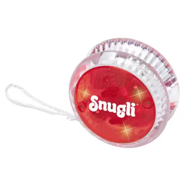 Red yo-yo with LED